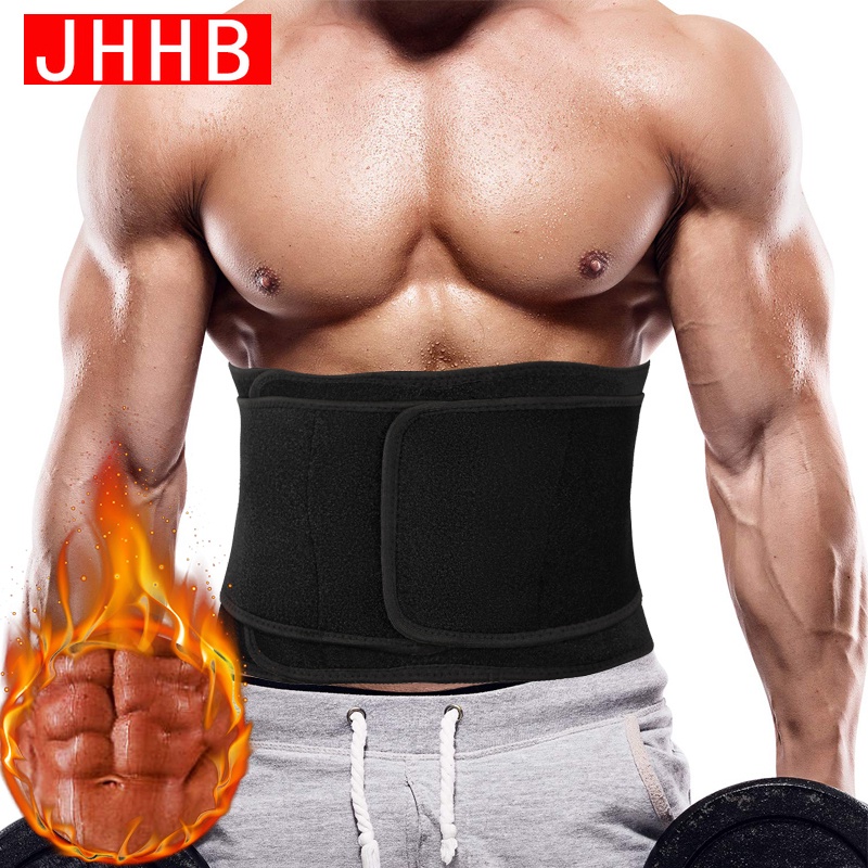 Men Waist Trainer Weight Loss Slimming Body Shaper Workout Fat Burning  Corset Sauna Sweat Wrap Fitness Trimmer Strap