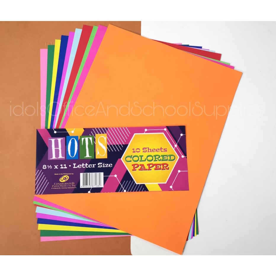 Colored Paper Short RANDOM BRAND | Shopee Philippines