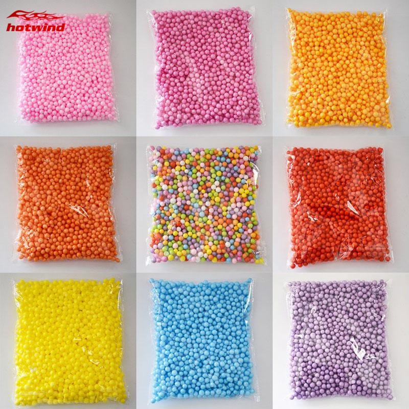 Assorted Colors Polystyrene Styrofoam Filler Foam Mini Beads Balls Crafts