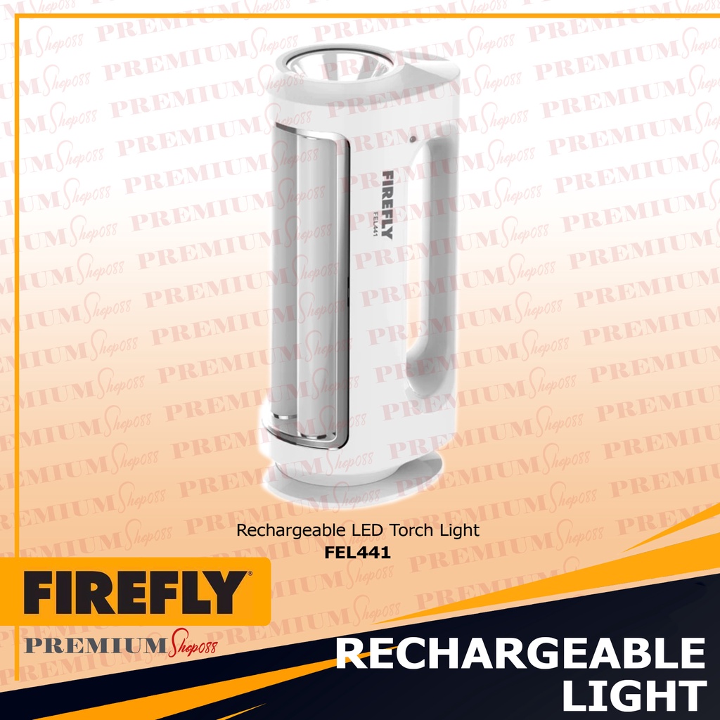FIREFLY Rechargeable LED Torch Multifunction Emergency Light FEL441