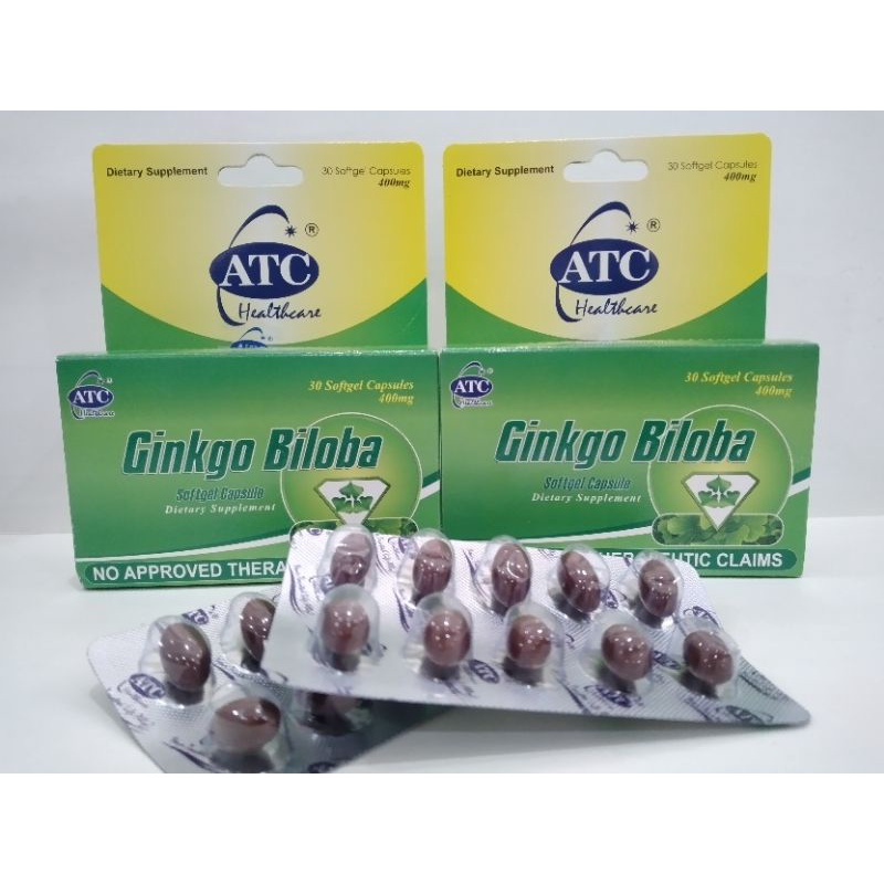 Atc Healthcare Ginkgo Biloba – Gingkgo biloba 40mg 1 Tablet ...