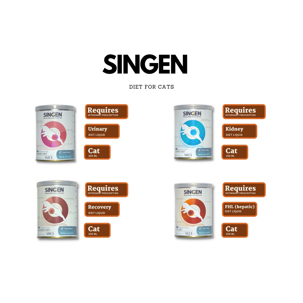 SINGEN DIET FOR CATS AND DOGS 250 ML (PRESCRIPTION REQUIRED) | Shopee ...