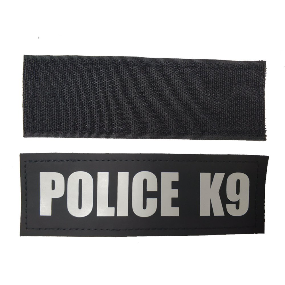 POLICE K9 Dog Harness Collar Label Sticker Custom Dog Tag Pet Dog