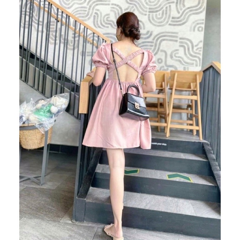 Claire Babydoll Sexy Back Dress 12180# | Shopee Philippines