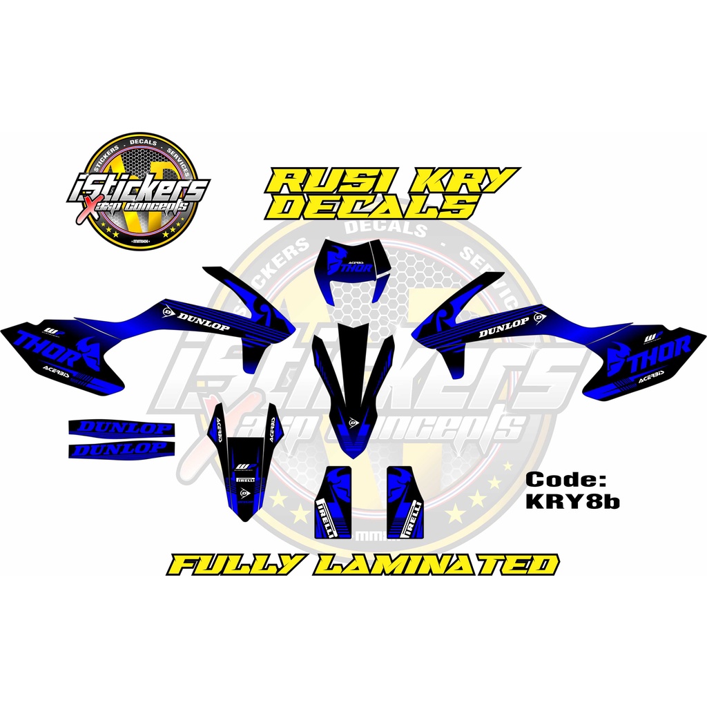 Rusi KRY 150 / 200 Full Decal Set KRY8 | Shopee Philippines