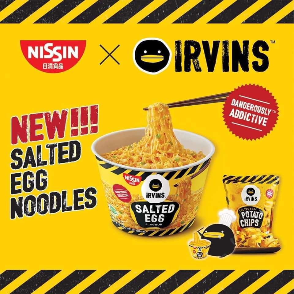 Nissin Irvin's Salted Egg Instant Noodles [EXP: 06.2024] | Shopee ...
