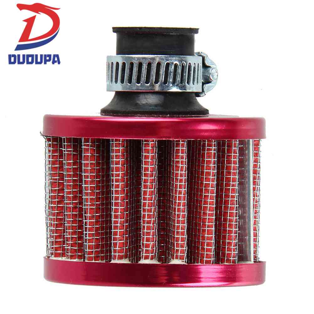 12mm Red Car Motor Cold Air Intake Filter Turbo Vent Crankcase Breather Shopee Philippines 5108