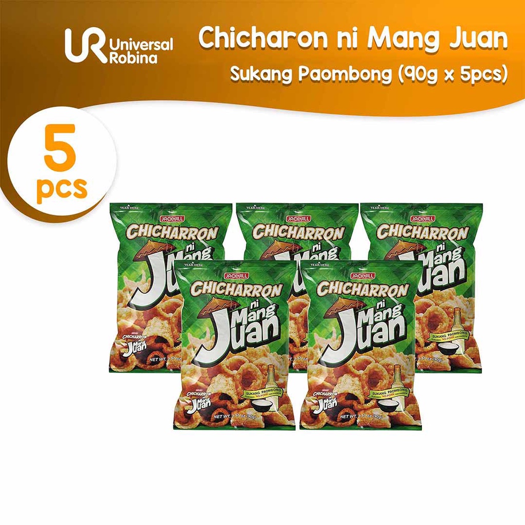 Chicharron Ni Mang Juan Sukang Paombong 90g Party Size 5 Packs