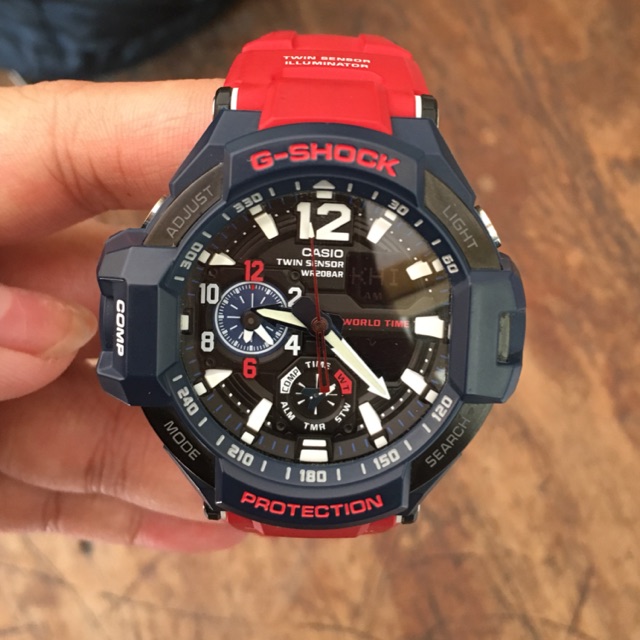 Casio g shock 2025 twin sensor wr20bar price