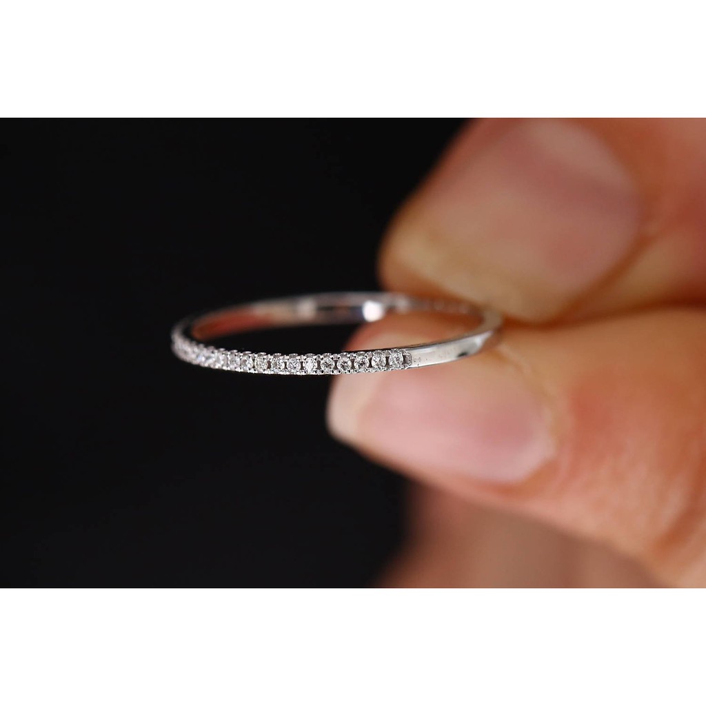 925 Solid Silver Width Round Ring With Full Circle Small