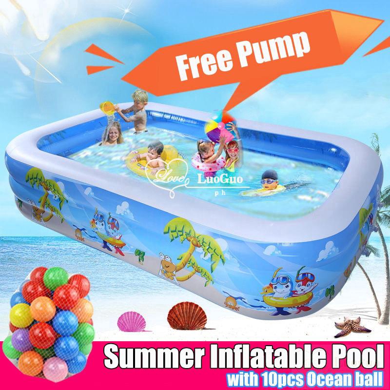 Inflatable pool hot sale shopee