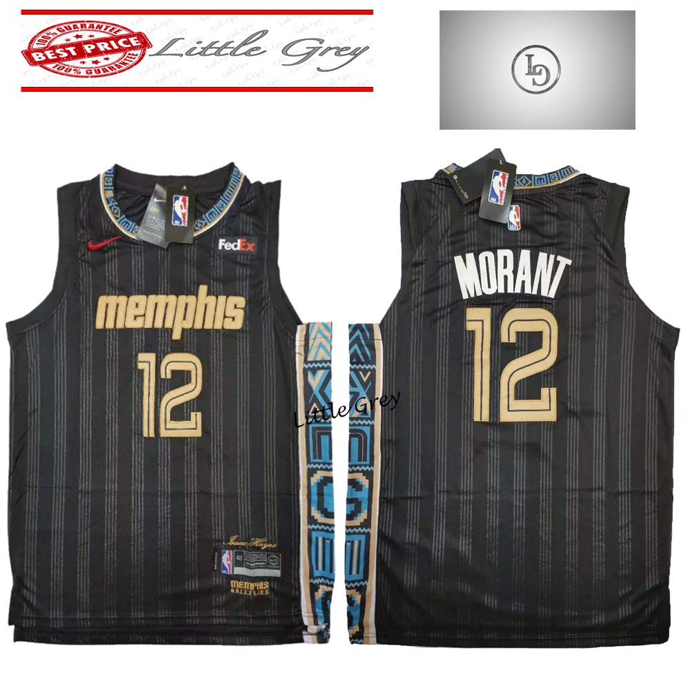 NBA_ jersey Wholesale Custom Black City Swingman Memphis''Grizzlies''Ja  Morant Jaren Jackson Jr. Jonas Valanciunas Dillon Brooks Romeo''NBA''Men 