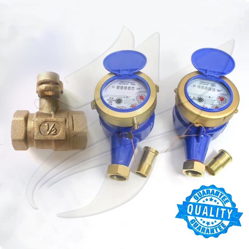 COD Water Meter with Coupling Metal Watermeter Hawk Vorsc Metal Water ...