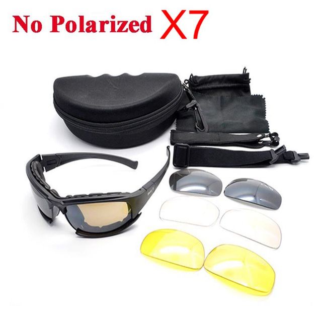 BEST ♂X7 Polarized Tactical Daisy Glasses Military Goggles Army