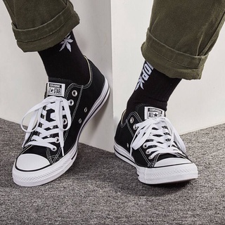 Converse black hotsell low cut outfit