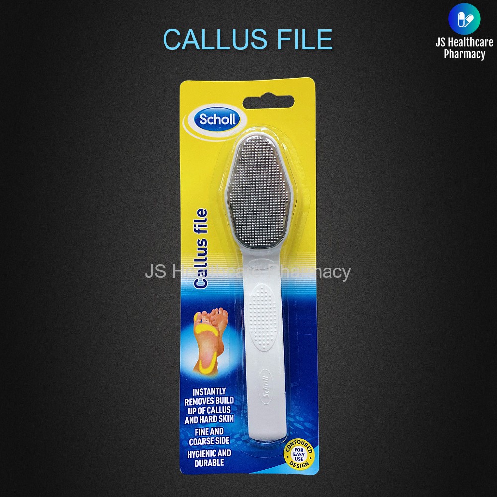 Scholl Callus File (Contoured Design For Easy Use) | Shopee Philippines
