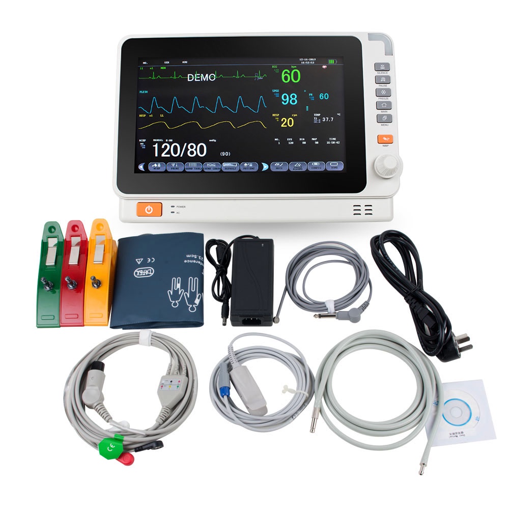 (Ship Today)Portable Dental Vital Signs Monitor Oral ECG Machine 10inch