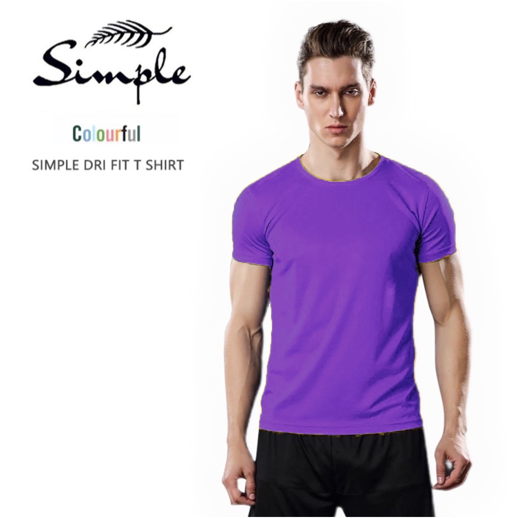 Purple dri fit t shirt best sale