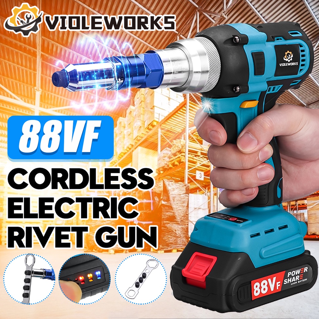140 N.m Brushess Cordless Rivet Nut Guns Drill 2.4~5.0mm Automatic ...