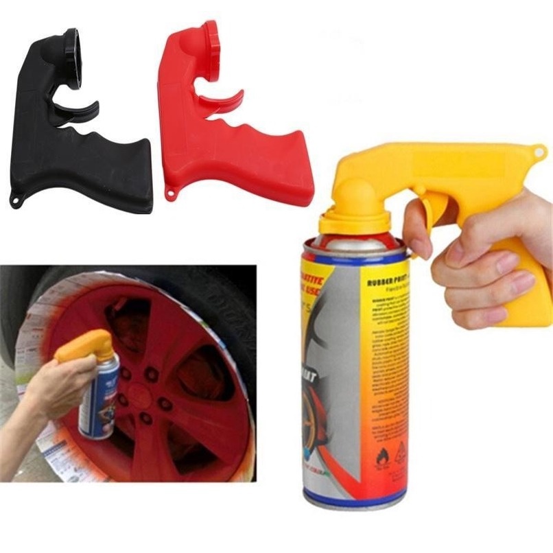 Portable Spray Aerosol Painting Can Handle Plastic Full Grip Trigger