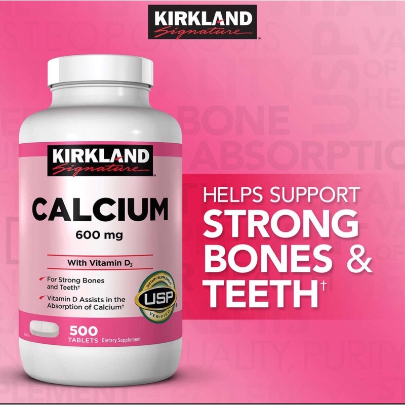 KIRKLAND CALCIUM 600mg with VITAMIN D3 Shopee Philippines