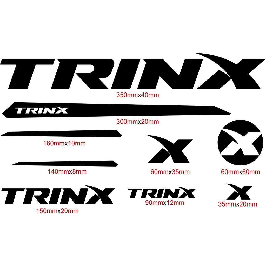 TRINX Holographic / Oil Slick Bike Vinyl Sticker Decal for Mountain ...