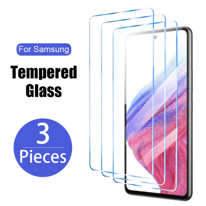 3Pcs 3D Samsun A53 Glass For Samsung A53 Screen Protectors For Samsung