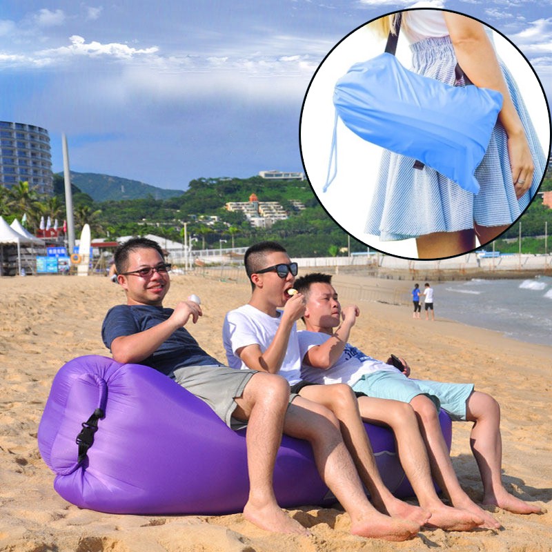 2022 NEW Camping Inflatable Sofa Lazy Bag Portable folding chair