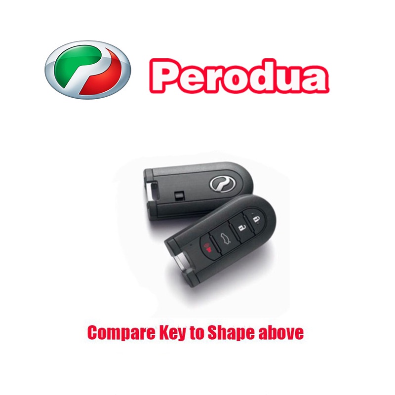 ZR For [New] Perodua leather Car Key Cover Case MYVI BEZZA AXIA ARUZ ...