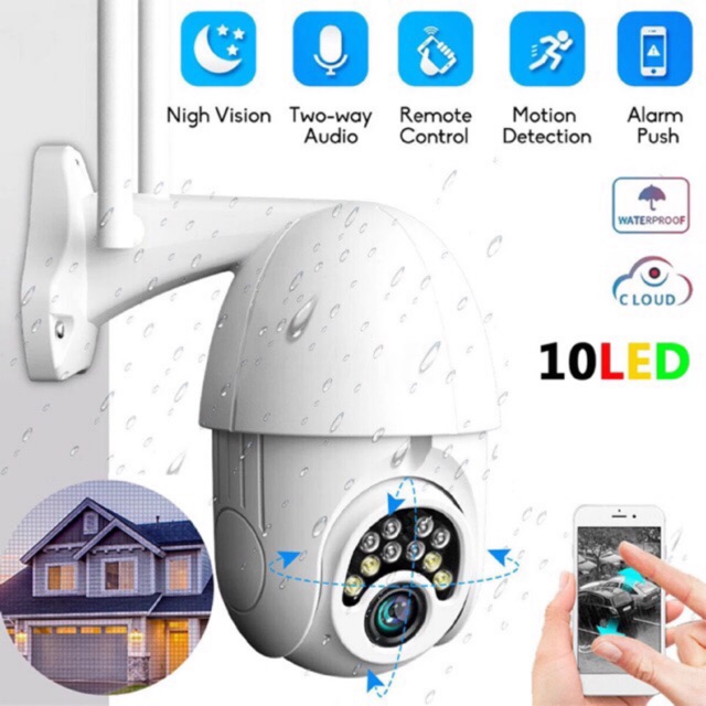 Telecamera Ip Camera Hd Wireless Led Ir Infrarossi Ipcam Tf 36 Led Esterno   332483 - Foto 2