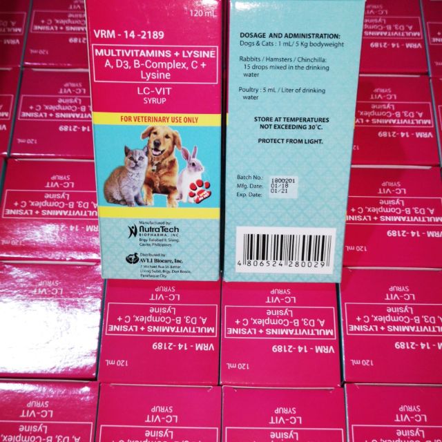 Lc vit sale dosage for puppies