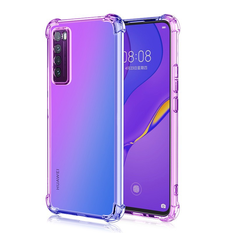 HUAWEI Nova 5G Gradient Double Color Case Clear Jelly Silicon