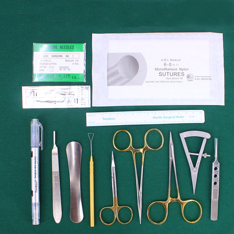 Double eyelid surgical instrument kit, beauty plastic surgery, embedding, double eyelid practice