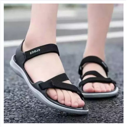 SUMMER COMFORTABLE KOREAN FASHION CROCS SANDALS SLIPPERS JELLY SHOES ...