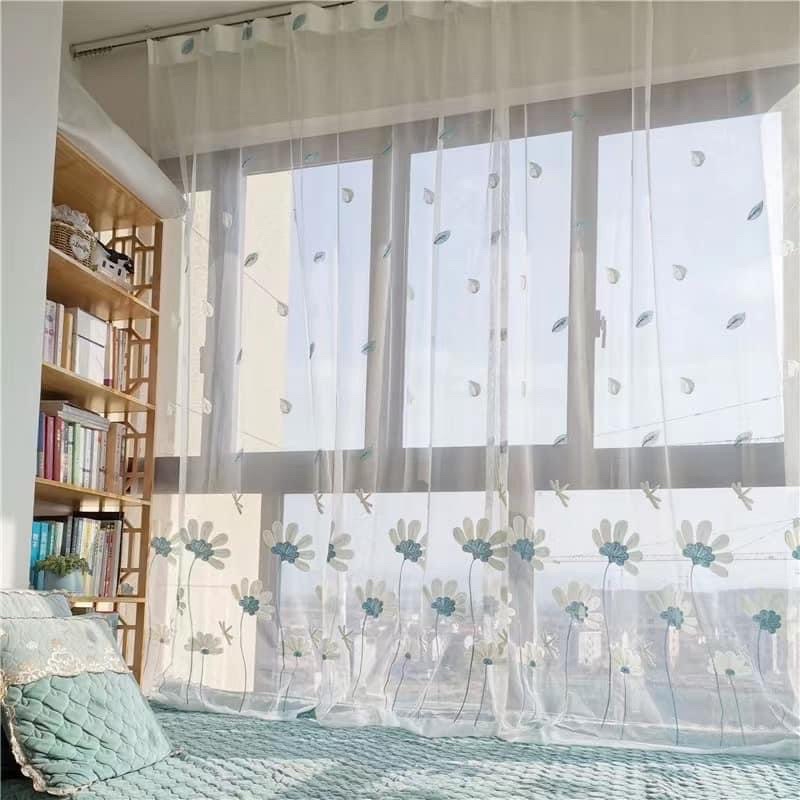 Embroidered dandelion curtains | Shopee Philippines