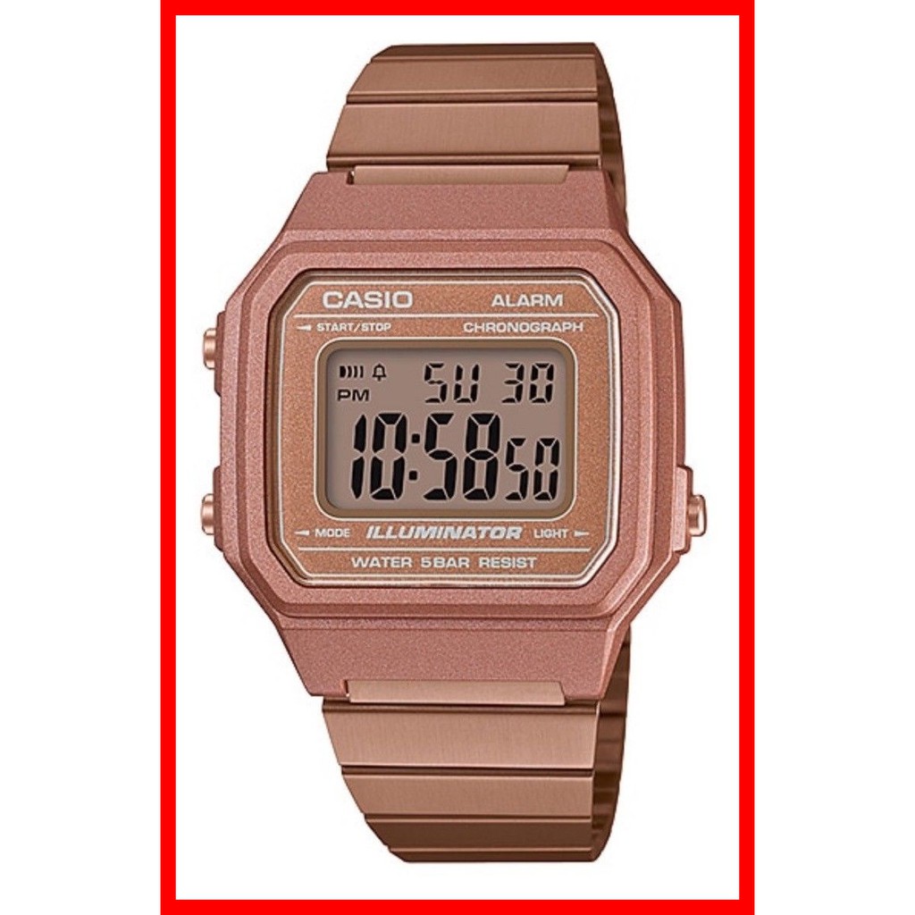 Rose gold discount casio watch price