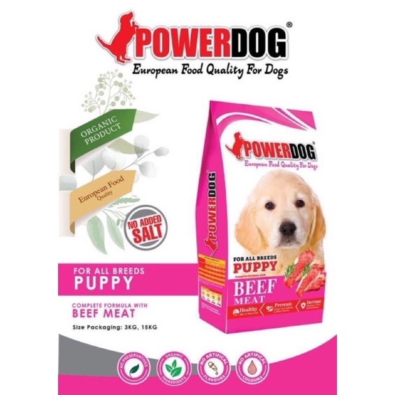 Powerdog Puppy & Adult Dog Dry Food 16kg | Shopee Philippines