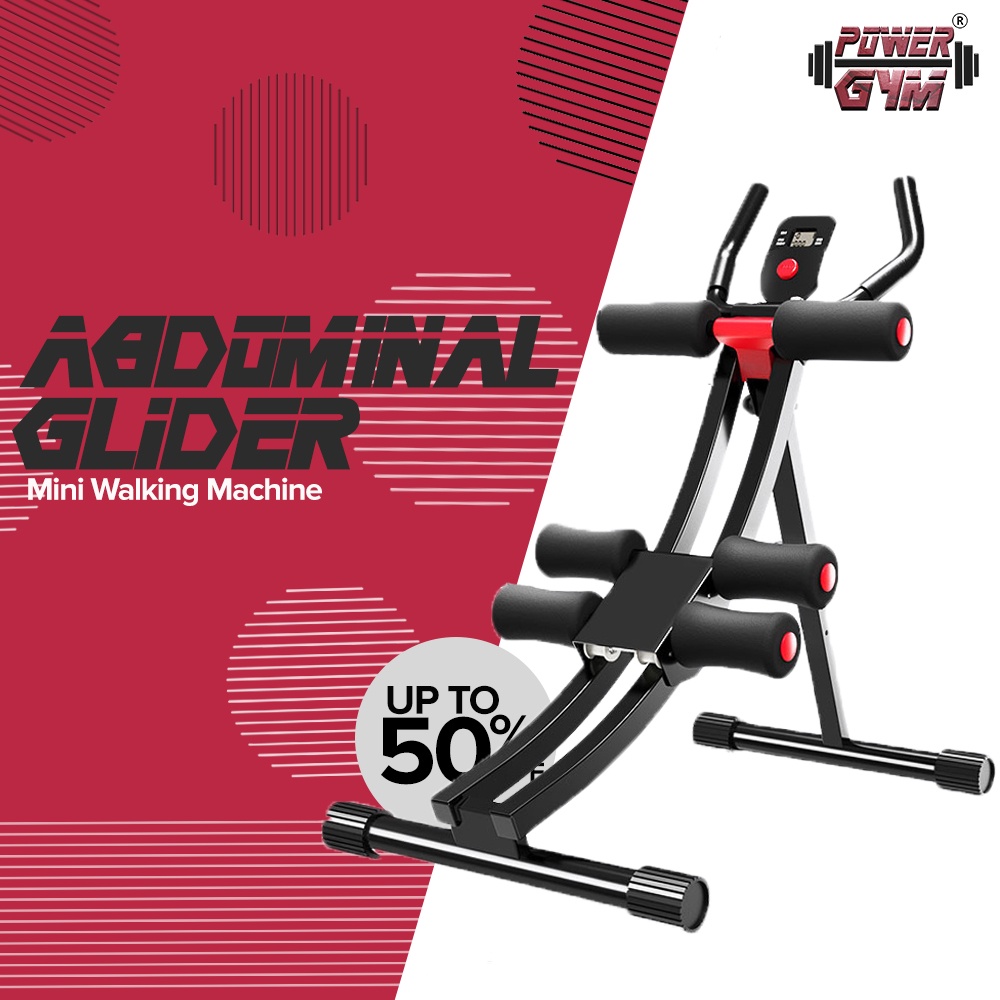 Powergym Abdominal Exercise Machine Abs Fitness Glider Generator Power