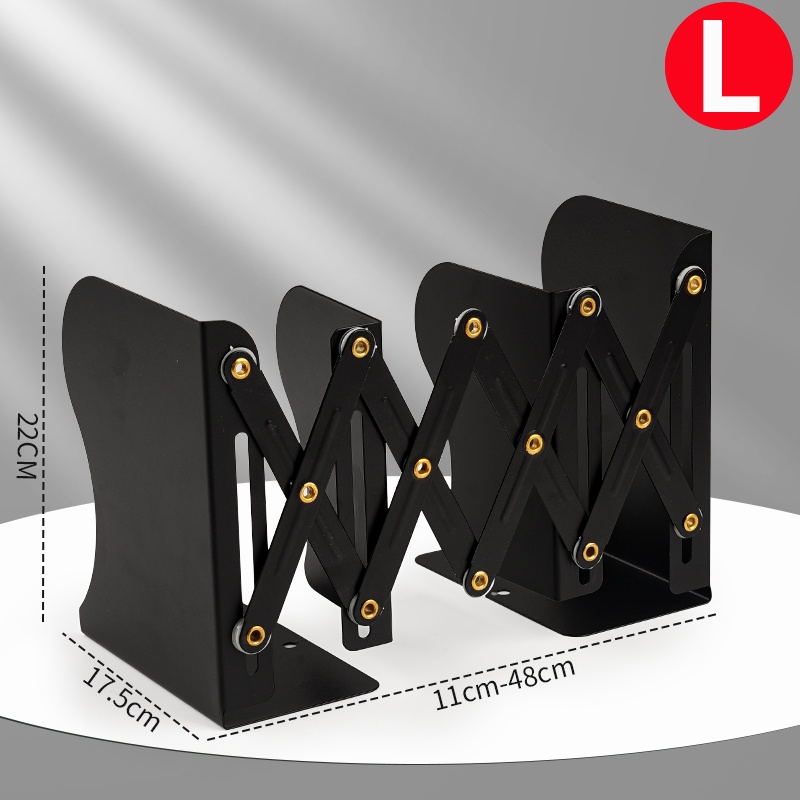 Retractable Book Stand Adjustable Bookshelf Retractable Folding Bookend