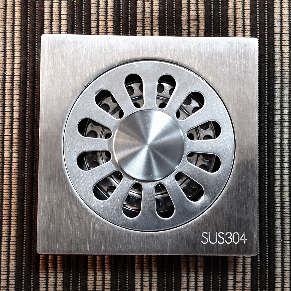 SUS304 floor drain cover with removable strainer (round) | Shopee ...