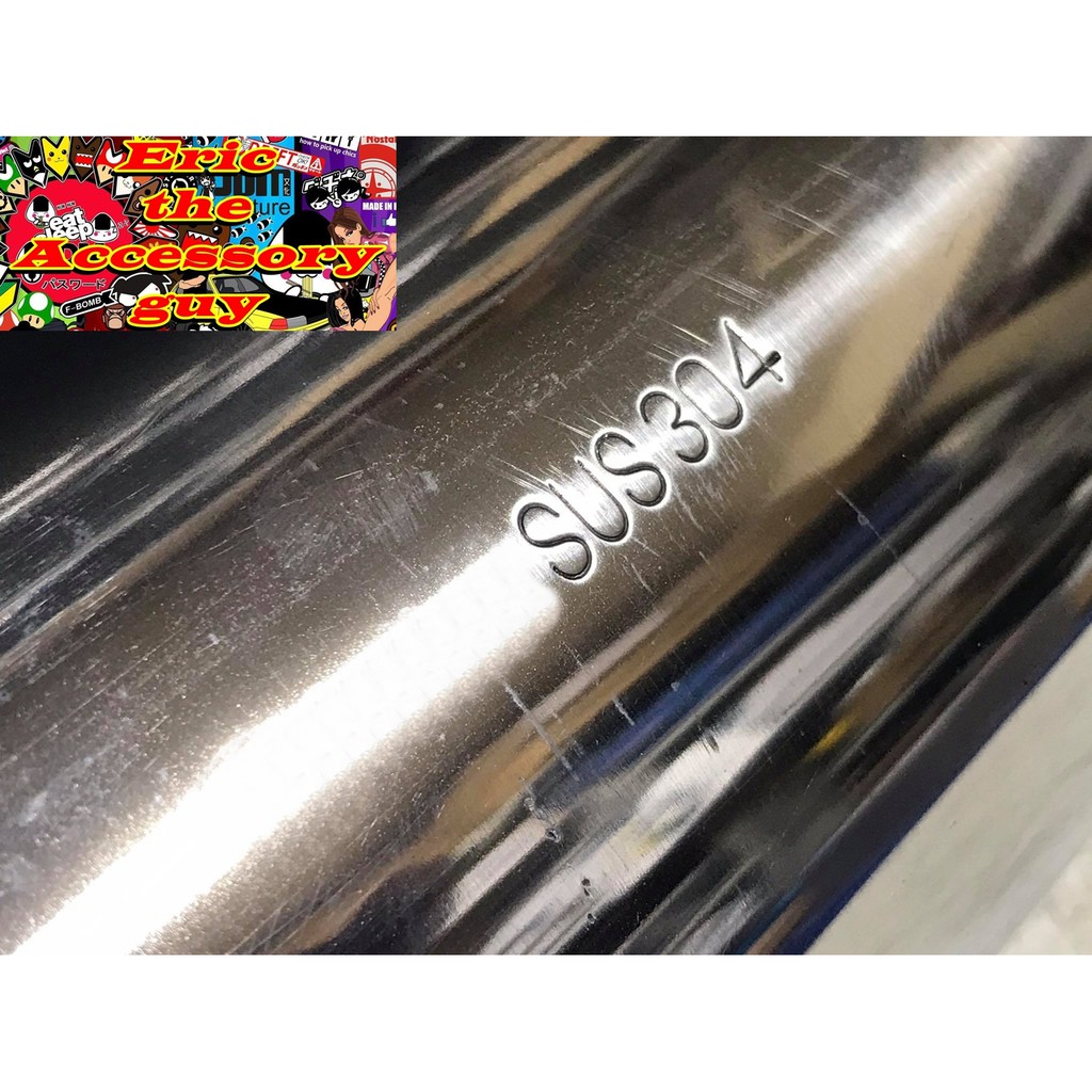 Scuv racing muffler Stainless Steel (24 inches) | Shopee Philippines