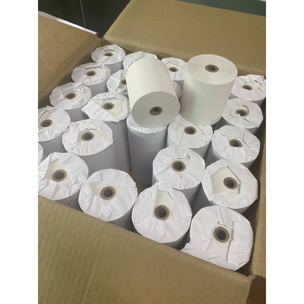 Pos Thermal Paper 80mm X 70mm Set Of 100 Rollsbox Shopee Philippines 2063