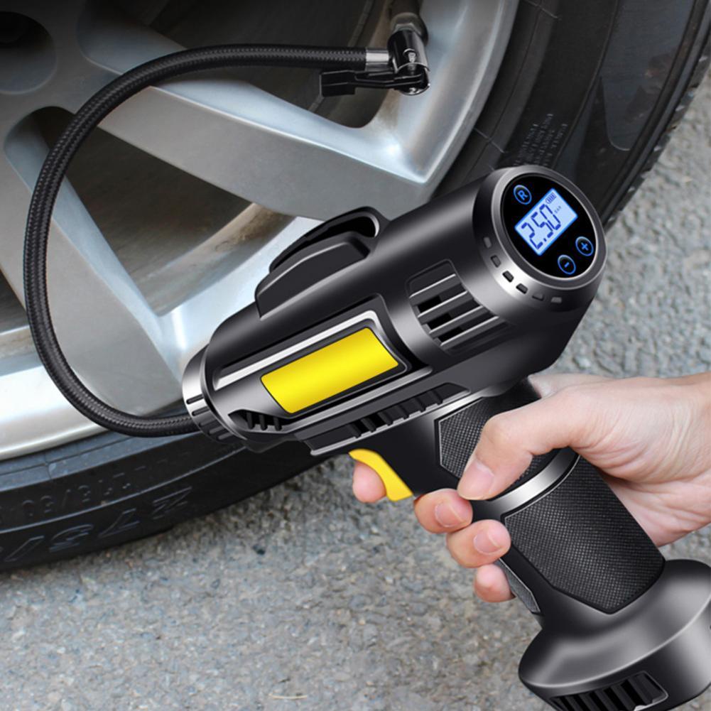 120W Car Air Pump Electric Car Tire Inflatable Pump Portable ...