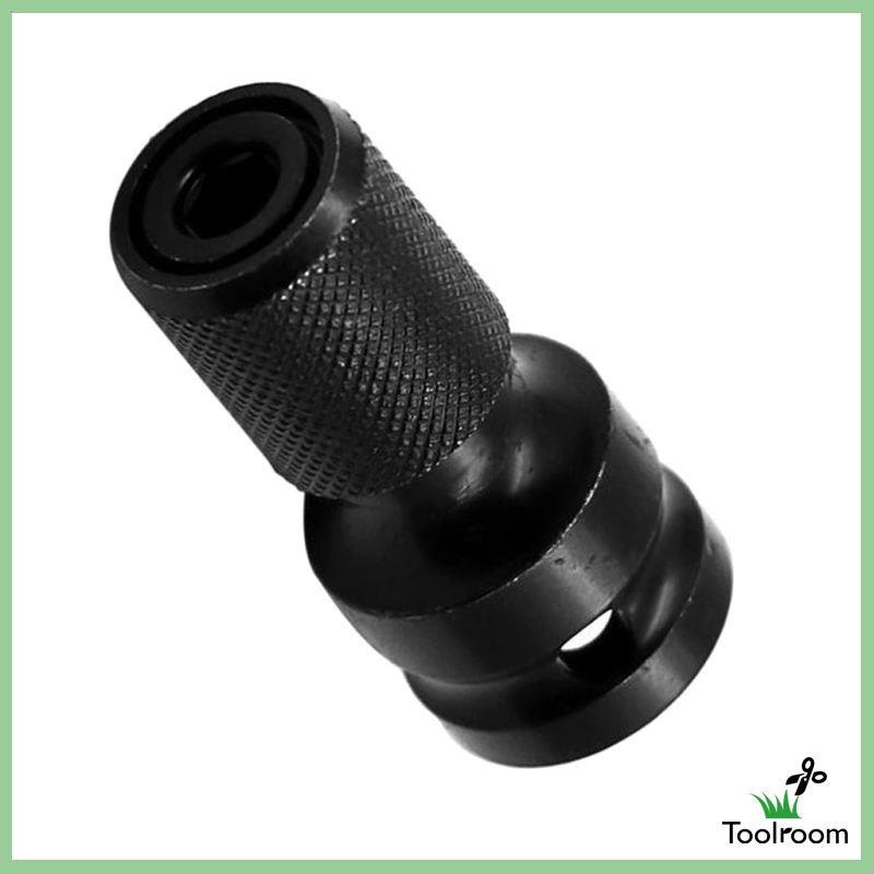 Toolroom 1/2" Drive to 1/4" Hex Quick Release Converter for Impact