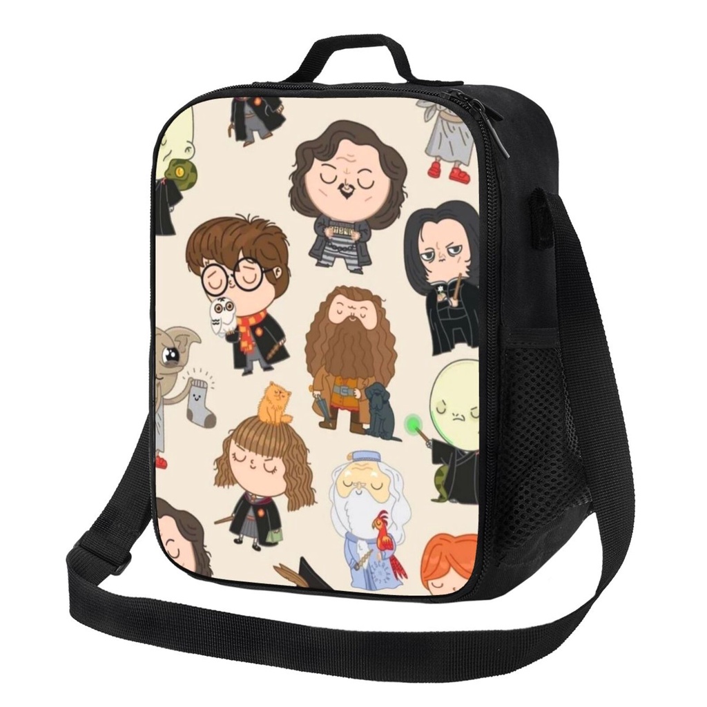 Harry Potter Lunch Bag Insulation Box Lunch Box Carry Tote Bag Storage Bag Insulation Bag