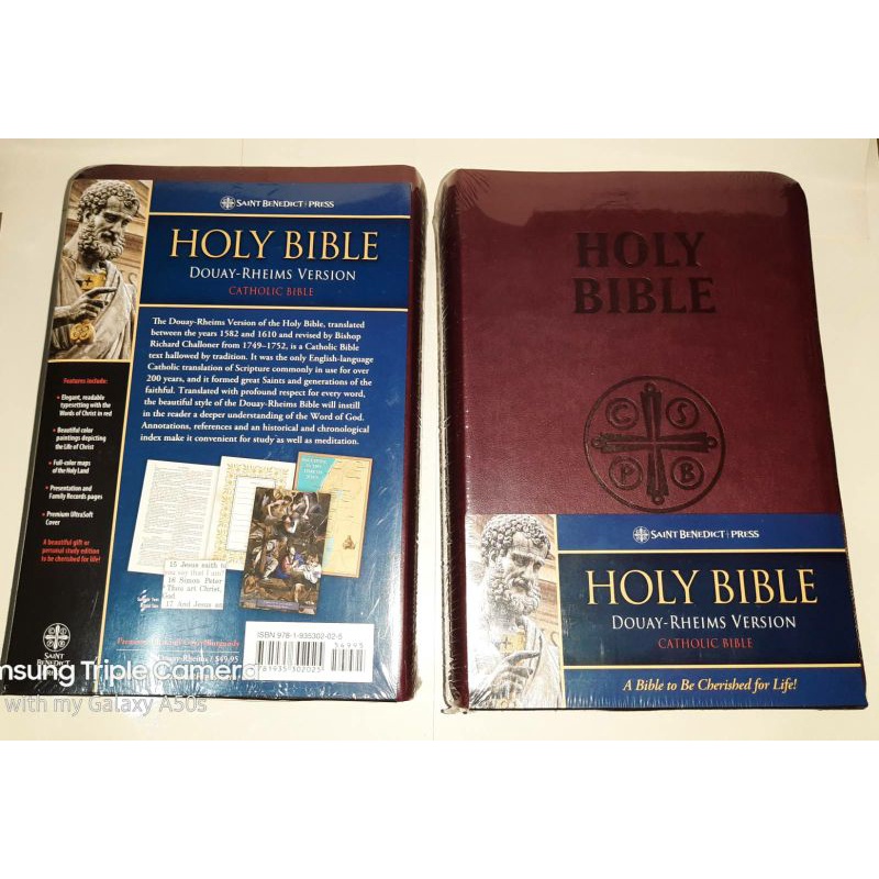 Catholic Holy Bible Douay Rheims Version | Shopee Philippines
