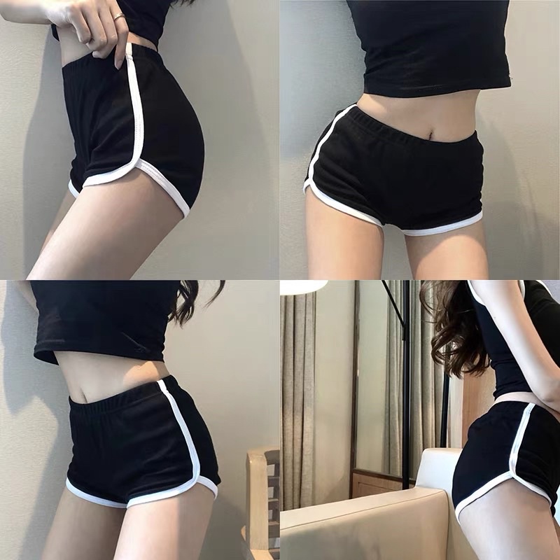 Dolphin Shorts Women's Cotton Tiktok Candy Varsity Shorts | Shopee ...