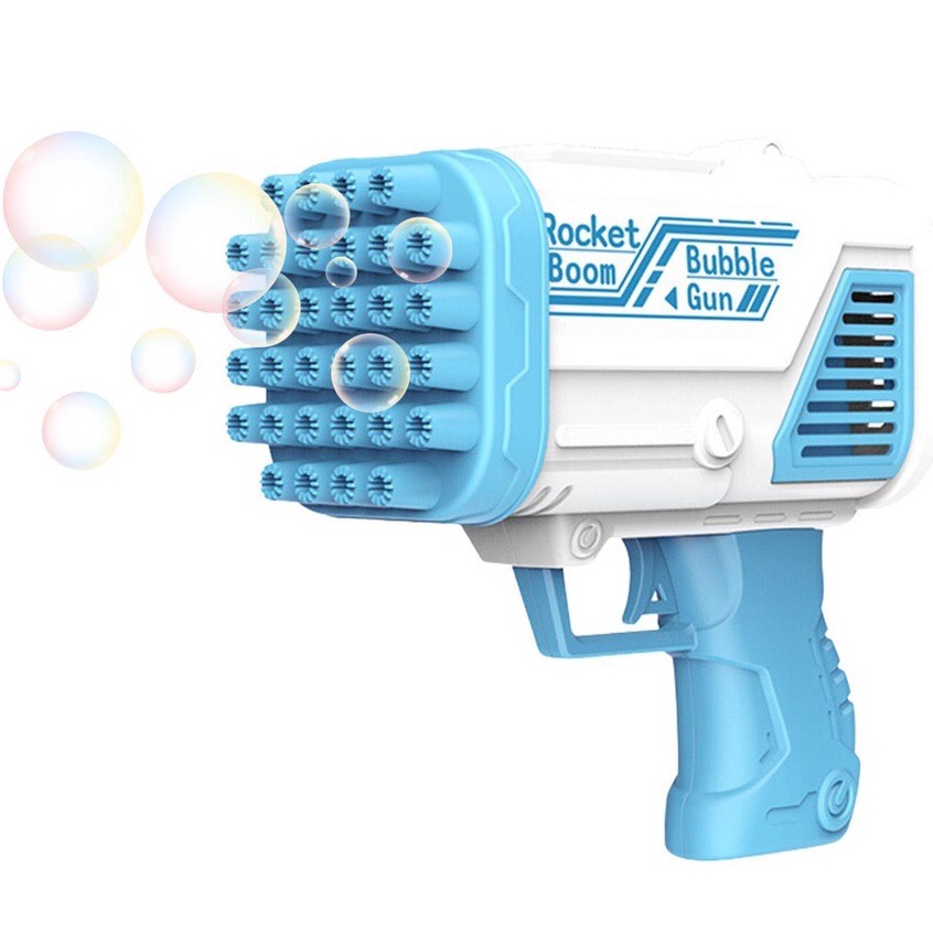 32Hole Bubble Gun Battery Operated Electric Rocket Launcher Wedding