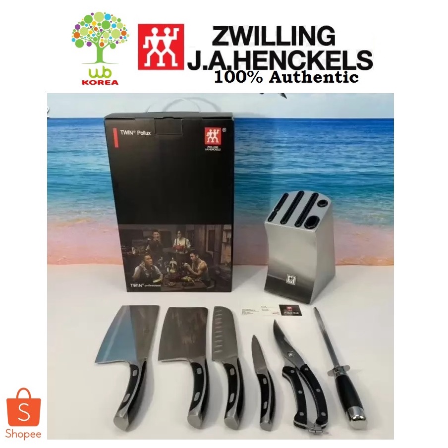 ZWILLING J.A. HENCKELS Twin Pro Kitchen Knife Set (7 Items) Shopee