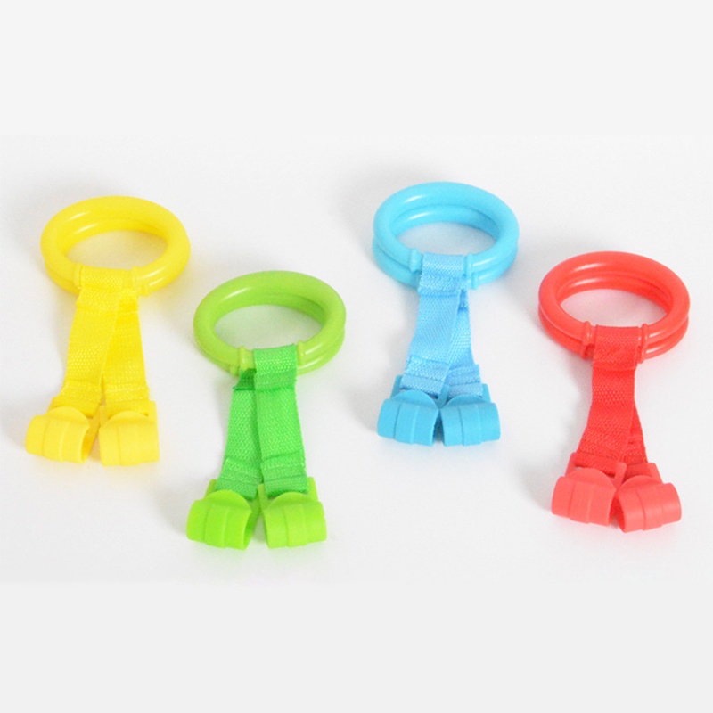 Baby Crib Auxiliary Standing Pull Loop Hook Safety Baby Hand Grip Loops ...